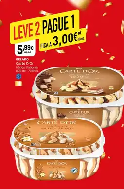 Intermarché GELADO Carte D'Or promoção