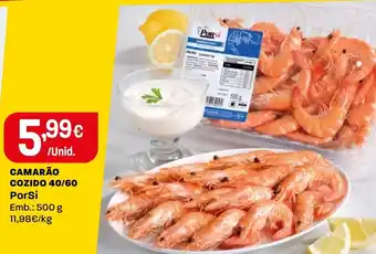 Intermarché Camarão cozido 40/60 PorSi promoção