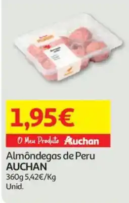 Auchan Almôndegas de Peru AUCHAN promoção