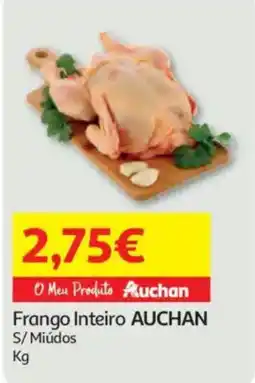 Auchan Frango Inteiro AUCHAN S/Miúdos promoção