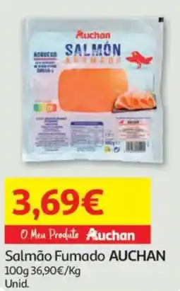 Auchan Salmão Fumado AUCHAN promoção