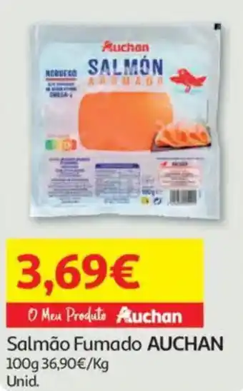 Auchan Salmão Fumado AUCHAN promoção