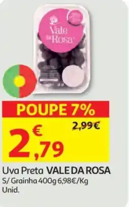 Auchan Uva Preta VALE DA ROSA S/Grainha promoção