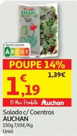 Auchan Salada c/Coentros AUCHAN promoção