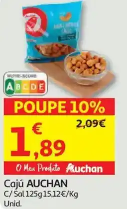 Auchan Cajú AUCHAN C/ Sal promoção