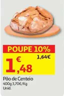 Auchan Pão de Centeio promoção