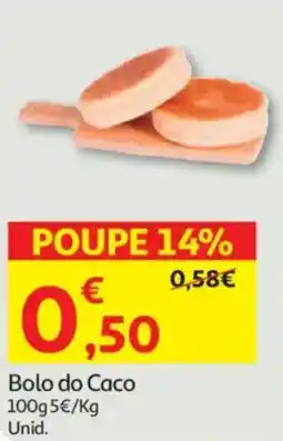 Auchan Bolo do Caco promoção