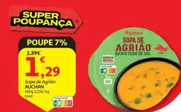Auchan Sopa de Agrião AUCHAN promoção