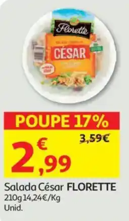 Auchan Salada César FLORETTE promoção