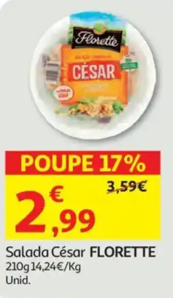 Auchan Salada César FLORETTE promoção
