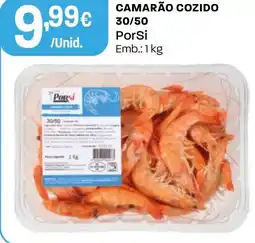 Intermarché Camarão cozido 30/50 PorSi promoção