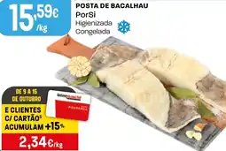 Intermarché Posta de bacalhau PorSi promoção