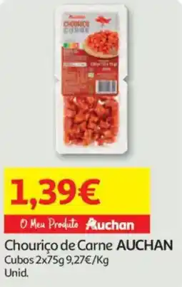 Auchan Chouriço de Carne AUCHAN promoção