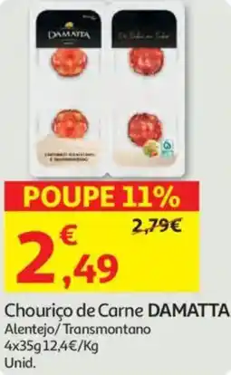 Auchan Chouriço de Carne DAMATTA promoção