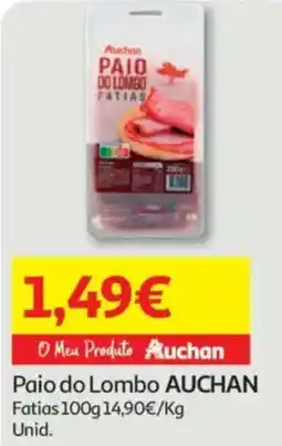 Auchan Paio do Lombo AUCHAN Fatias promoção