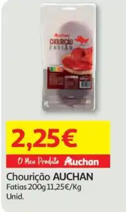 Auchan Chourição AUCHAN Fatias promoção