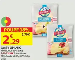 Auchan Queijo LIMIANO Fatias promoção