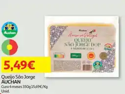 Auchan Queijo São Jorge AUCHAN promoção
