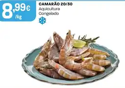 Intermarché Camarão 20/30 aquicultura congelado promoção