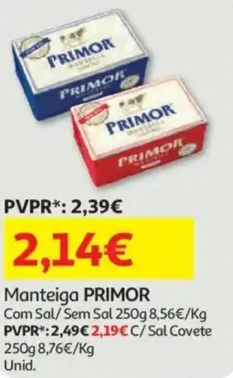 Auchan Manteiga PRIMOR promoção