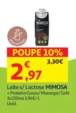 Auchan Leites/Lactose MIMOSA promoção