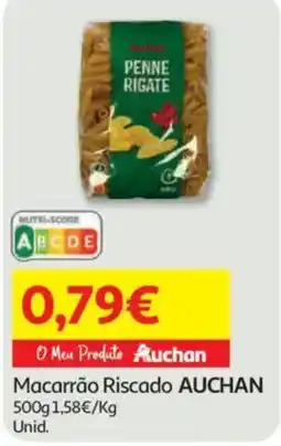 Auchan Macarrão Riscado AUCHAN promoção