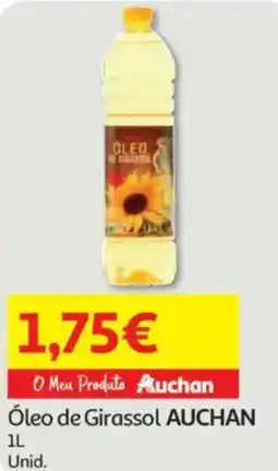Auchan Óleo de Girassol AUCHAN promoção
