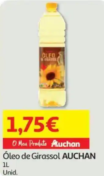 Auchan Óleo de Girassol AUCHAN promoção