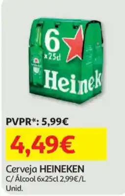 Auchan Cerveja HEINEKEN promoção
