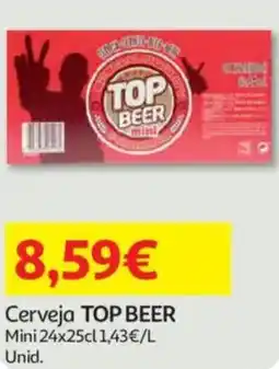 Auchan Cerveja TOP BEER promoção