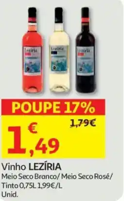Auchan Vinho LEZÍRIA promoção