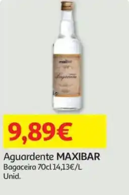 Auchan Aguardente MAXIBAR Bagaceira promoção
