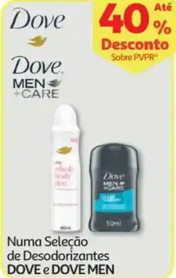 Auchan Numa Seleção de Desodorizantes DOVE e DOVE MEN promoção