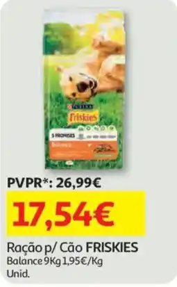 Auchan Ração p/ Cão FRISKIES Balance promoção