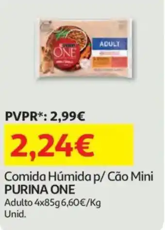 Auchan Comida Húmida p/ Cão Mini PURINA ONE promoção