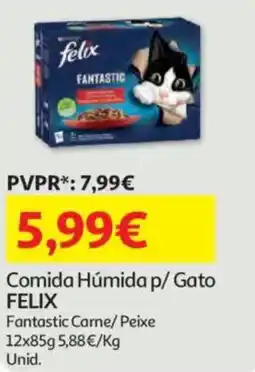 Auchan Comida Húmida p/ Gato FELIX promoção