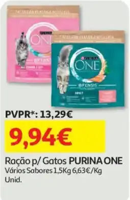 Auchan Ração p/ Gatos PURINA ONE promoção