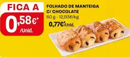 Intermarché Folhado de manteiga c/ chocolate promoção