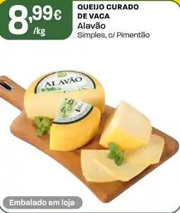 Intermarché Queijo curado de vaca Alavão promoção