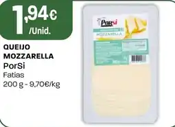 Intermarché Queijo mozzarella PorSi promoção