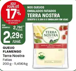 Intermarché Queijo flamengo Terra Nostra Fatias promoção