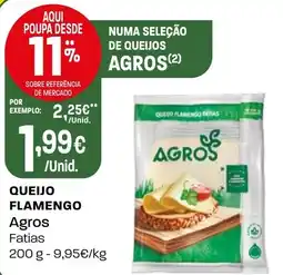 Intermarché Queijo flamengo Agros Fatias promoção