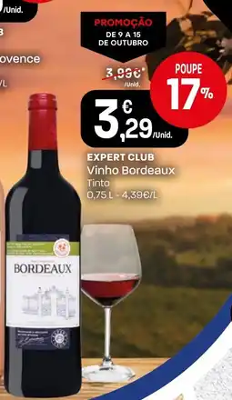 Intermarché Expert club Vinho Bordeaux promoção