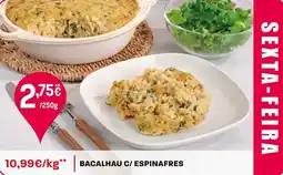 Intermarché Bacalhau c/ espinafres promoção
