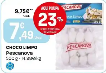 Intermarché Choco limpo Pescanova promoção