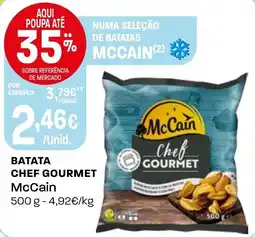 Intermarché Batata chef gourmet McCain promoção