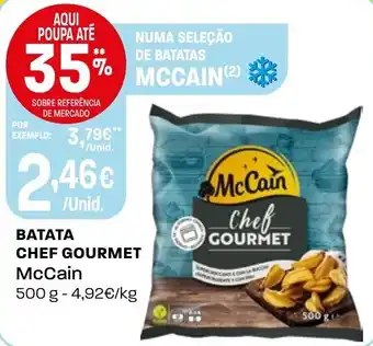 Intermarché Batata chef gourmet McCain promoção