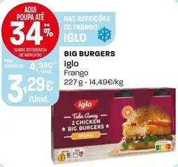 Intermarché Big burgers Iglo promoção