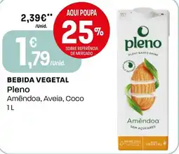 Intermarché Bebida vegetal pleno promoção