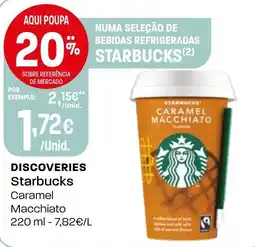 Intermarché DISCOVERIES Starbucks Caramel Macchiato promoção
